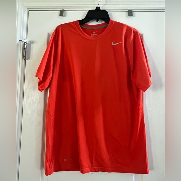 Nike Other - Men’s Nike Dri fit short sleeve athletic shirt. Orange. Size Large